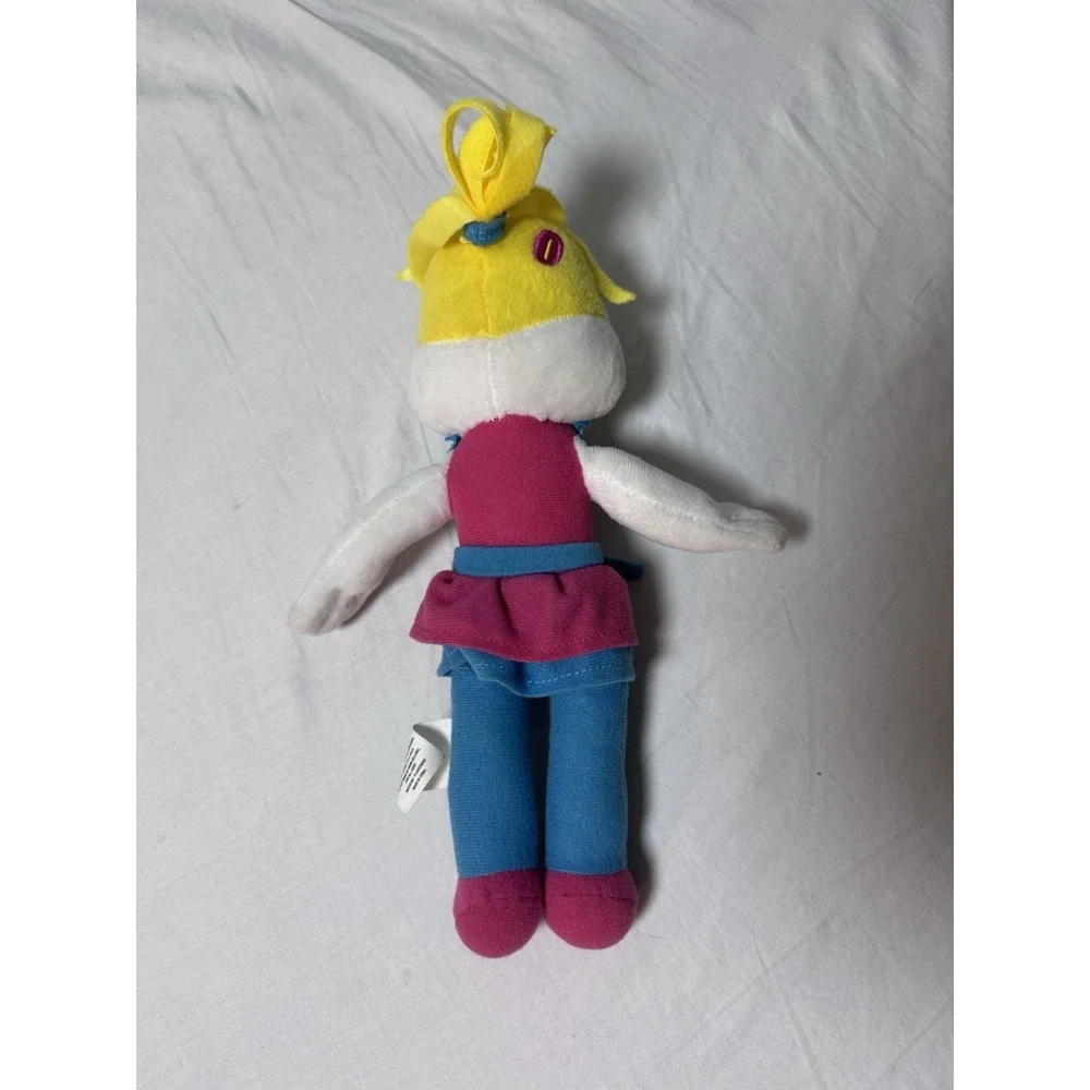 Chuck E. Cheese Helen Henny Hen Plush Doll Pink Dress Blue Pants 2022